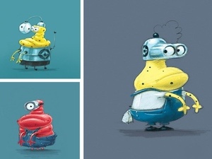 Minions - Designer de personagem de Eric Guillon/Reprodução Vanity Fair - Designer de personagem de Eric Guillon/Reprodução Vanity Fair