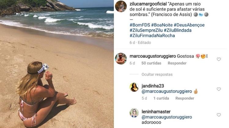 Zilu ganha elogio do namorado - Reprodução/Instagram - Reprodução/Instagram