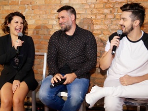 Globo lança o programa "Só Toca Top" com a atriz Fernanda Souza, o diretor Raoni Carneiro e o cantor Luan Santana - Manuela Scarpa/Brazil News - Manuela Scarpa/Brazil News