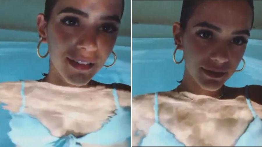 Bruna Marquezine em piscina de hotel na Grécia - Reprodução/Instagram