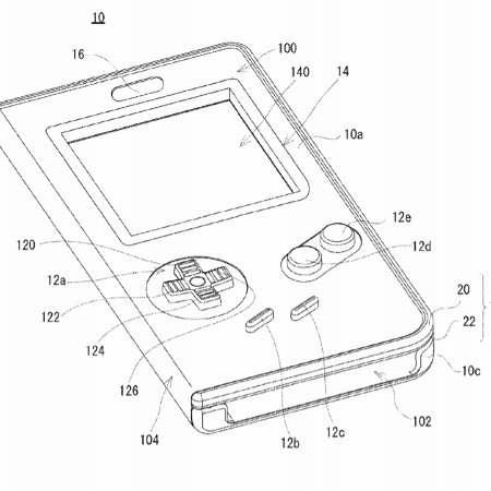 Patente do acessório inspirado no Game Boy para dispositivos touchscreen - Reprodução/Siliconera