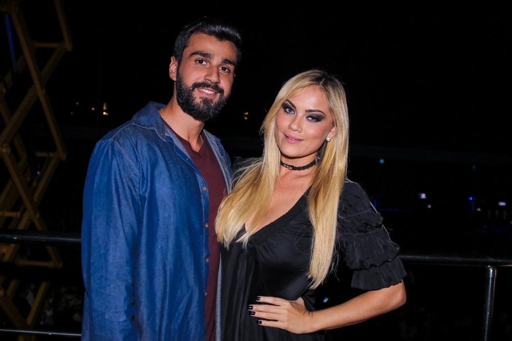 Ellen Rocche e o namorado Rogério Oliveira - Thiago Duran/Ag.News