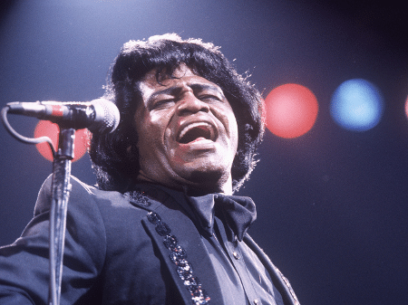 O cantor James Brown - Reprodução
