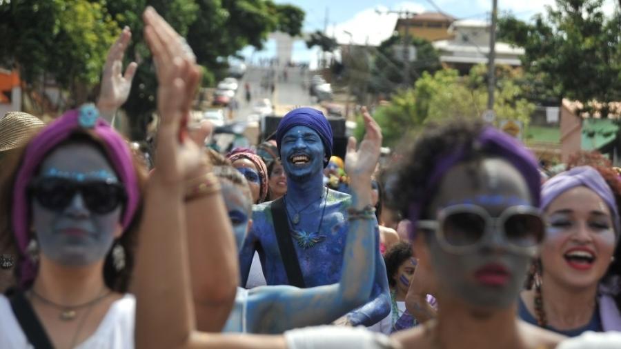 Desfile de 2018 do Pena de Pavão de Krishna, o PPK, na região do Cristo do Barreiro, em Belo Horizonte - Alexandre Guzanshe/Belotur/Divulgação