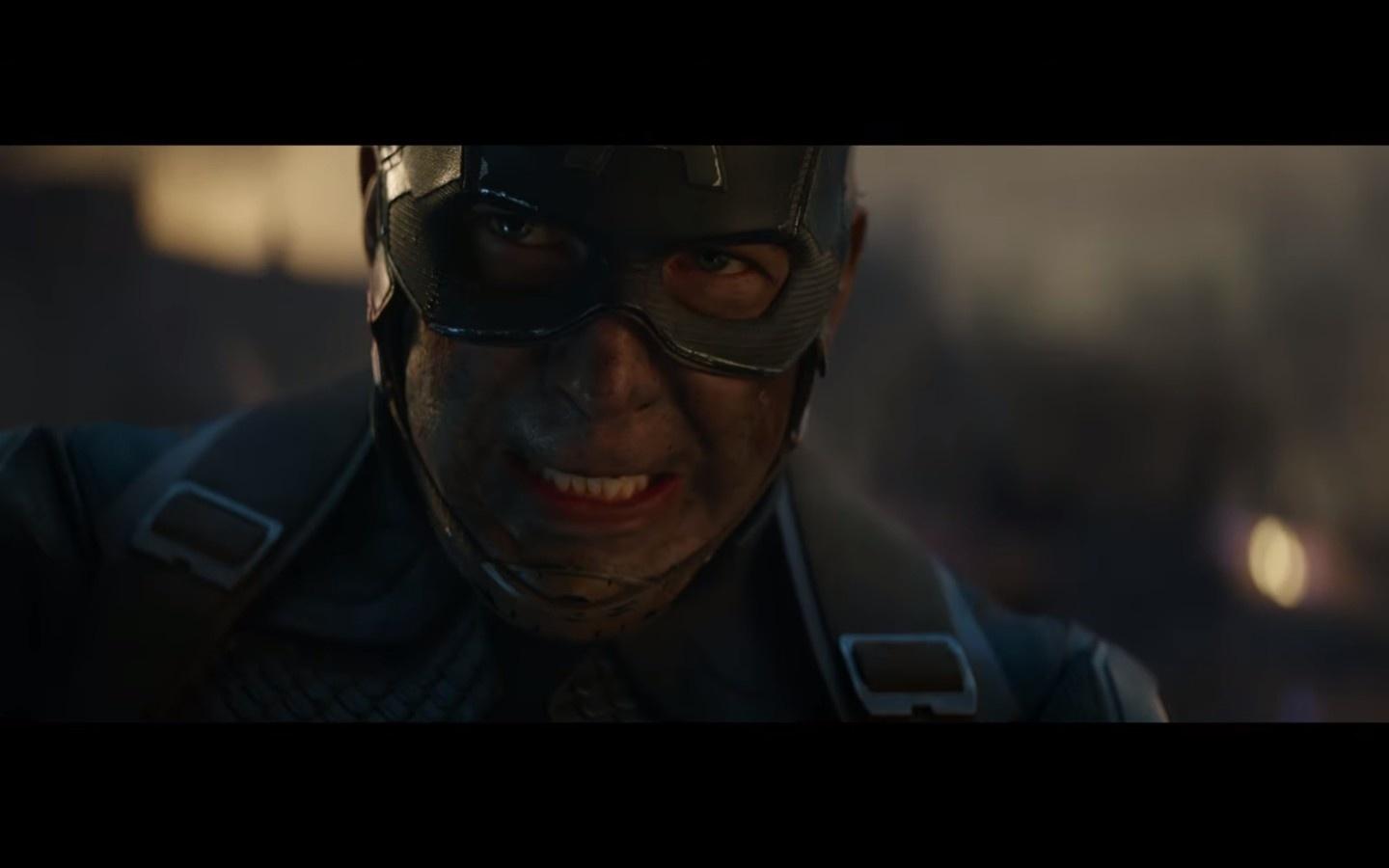 Capitão América em cena do trailer de "Vingadores: Ultimato" - Reprodução/YouTube