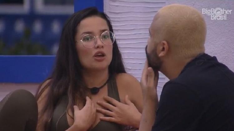 BBB 21: Juliette e Projota discutem sobre o jogo - Reprodução/Globoplay - Reprodução/Globoplay