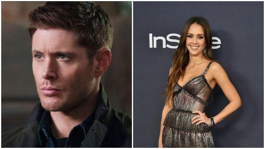Jensen Ackles falou sobre a relação com Jessica Alba nos bastidores de série - Reprodução