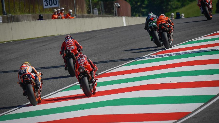 Retão de Mugello: as MotoGP chegam a 360 km/h - Dorna/divulgação