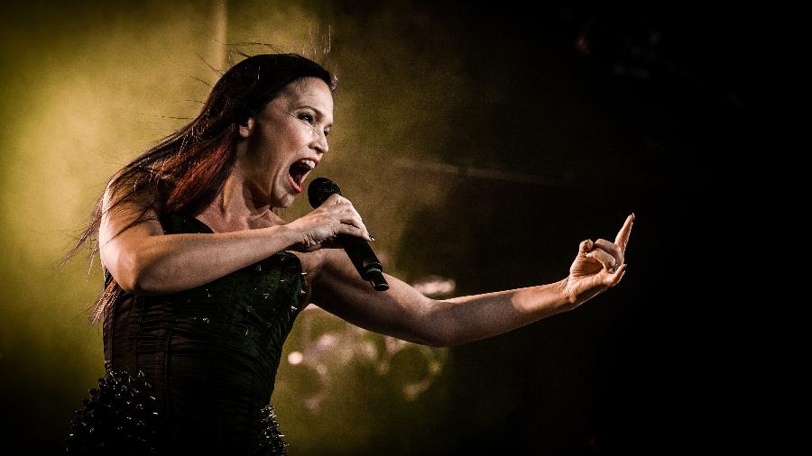 A cantora finlandesa Tarja Turunen, que inicia hoje turnê pelo Brasil ao lado do ex-baixista do Nightwish, Marko Hietala