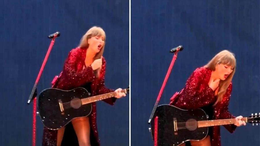 Taylor Swift engasga após engolir inseto em show no estádio de Wembley