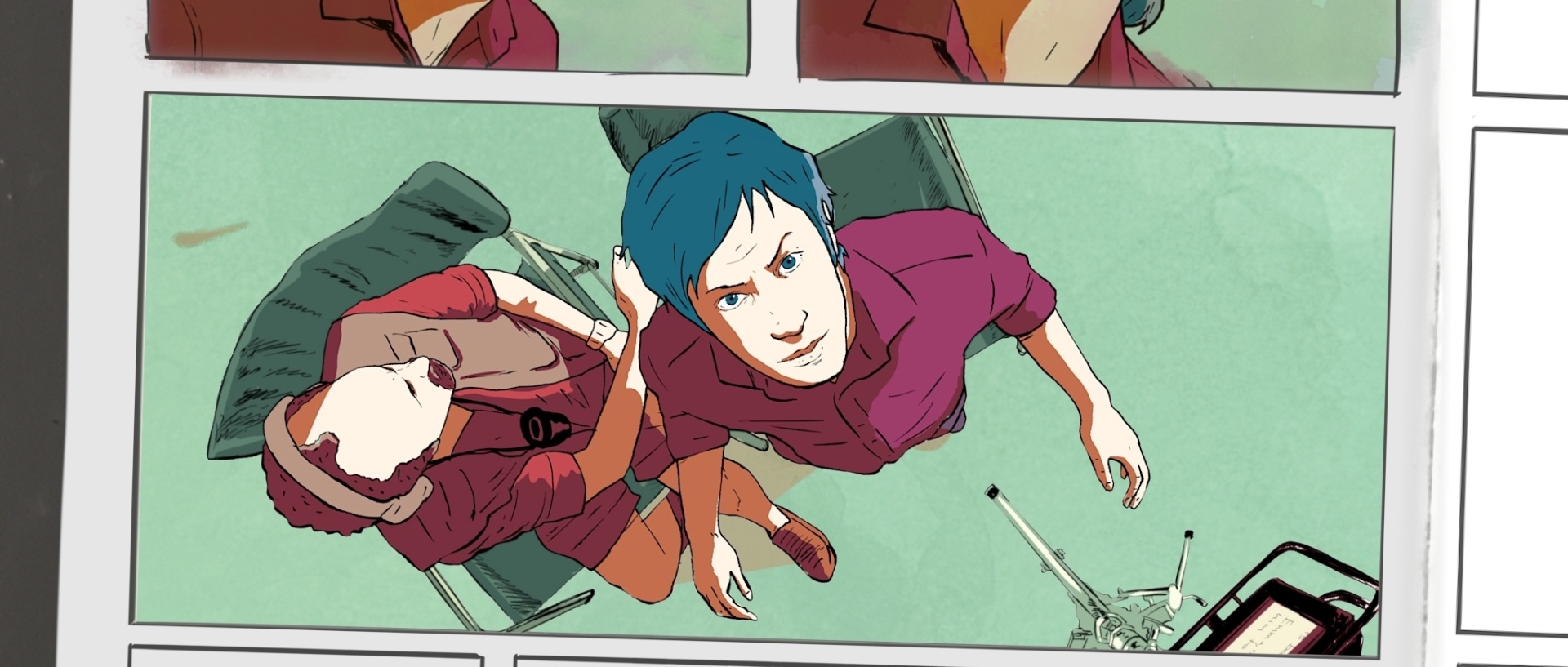 O filme "Zoom", dirigido por Pedro Morelli e que chega aos cinemas no dia 31 de março, tem seus frames, storyboards e desenhos expostos no Reserva Cultural (avenida Paulista, 900). - Divulgação