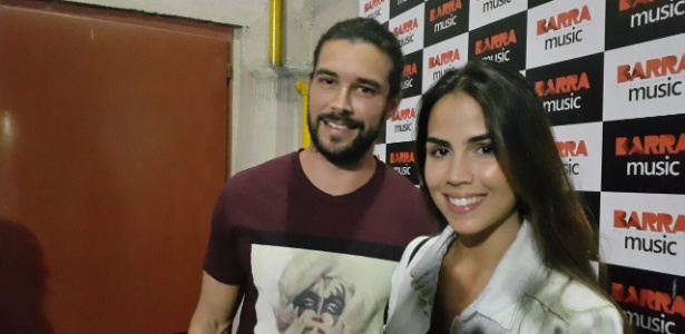 Bernardo Velasco e Pérola Faria no show de Anitta, no Rio - Ana Cora Lima /UOL