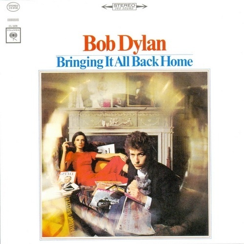 Capa do disco "Bringing It All Back Home" (1965), de Bob Dylan - Divulgação