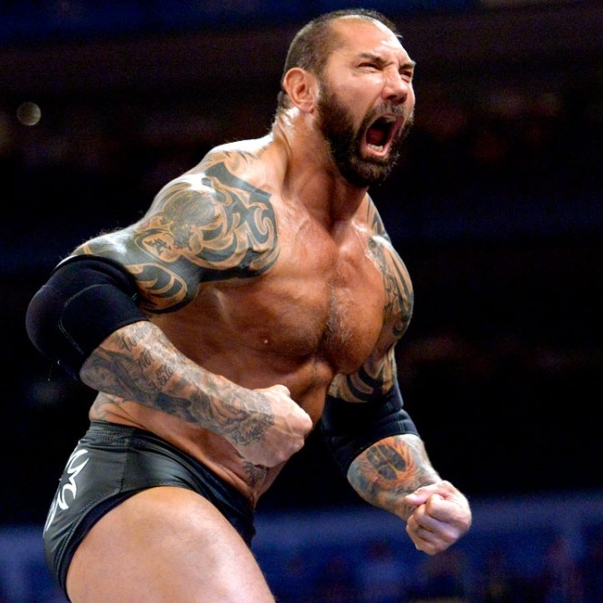 Dave Bautista WWE Championship Lutador Profissional Superstars da