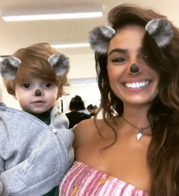 Lorenzo Souza, o Ruyzinho, e Isis Valverde - Reprodução/Instagram