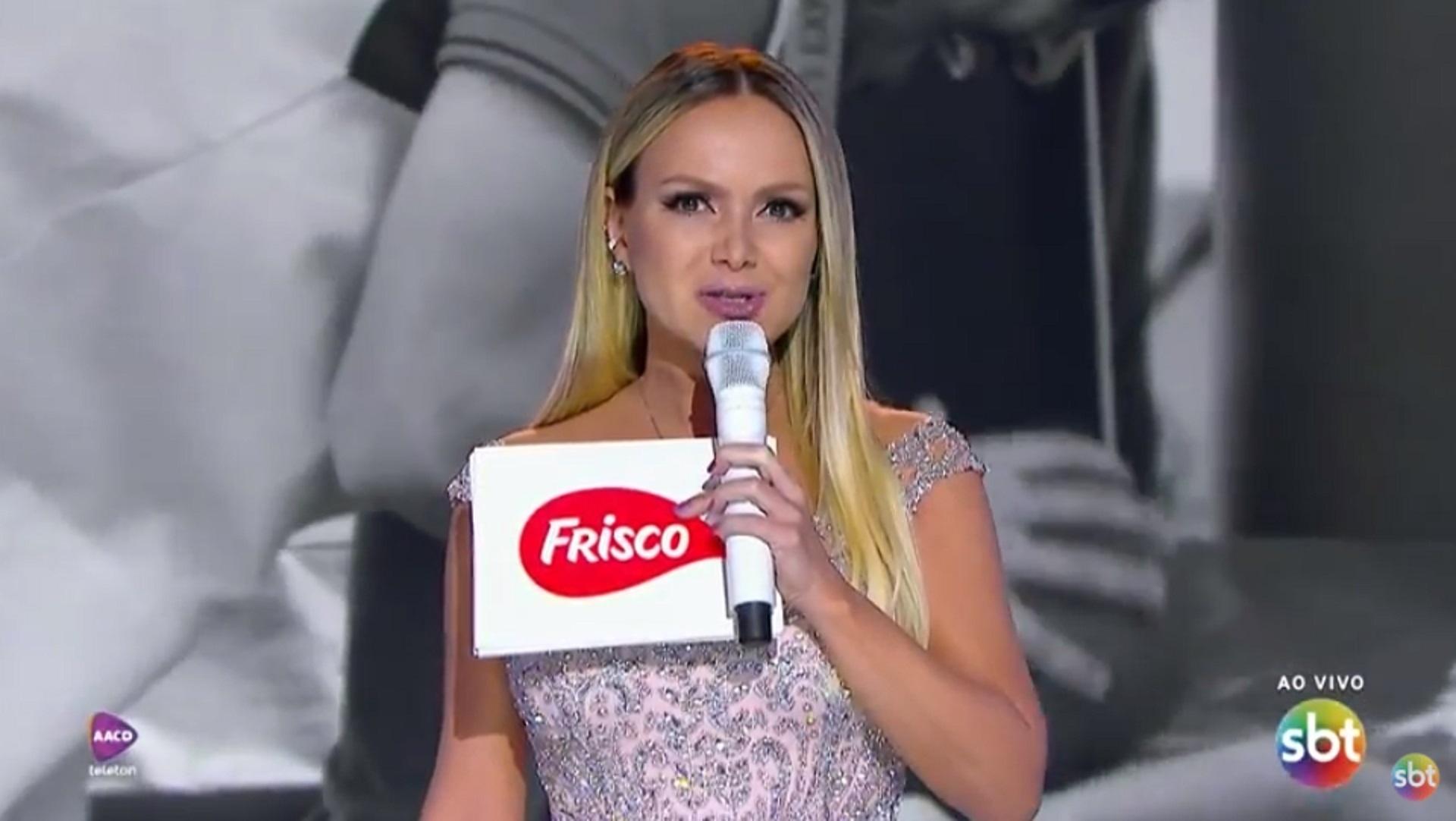 Eliana no Teleton - Reprodução/SBT.com.br