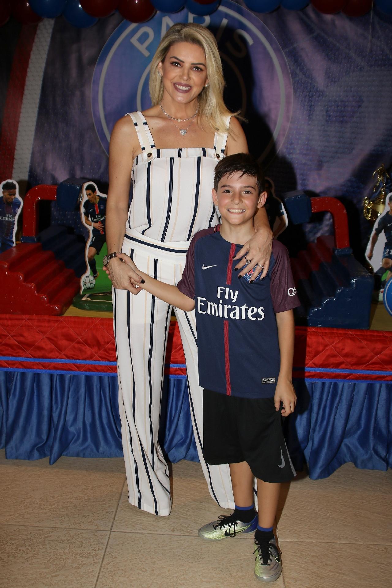 Mari Alexandre comemora aniversário do filho, Záion - Thiago Duran/AgNews