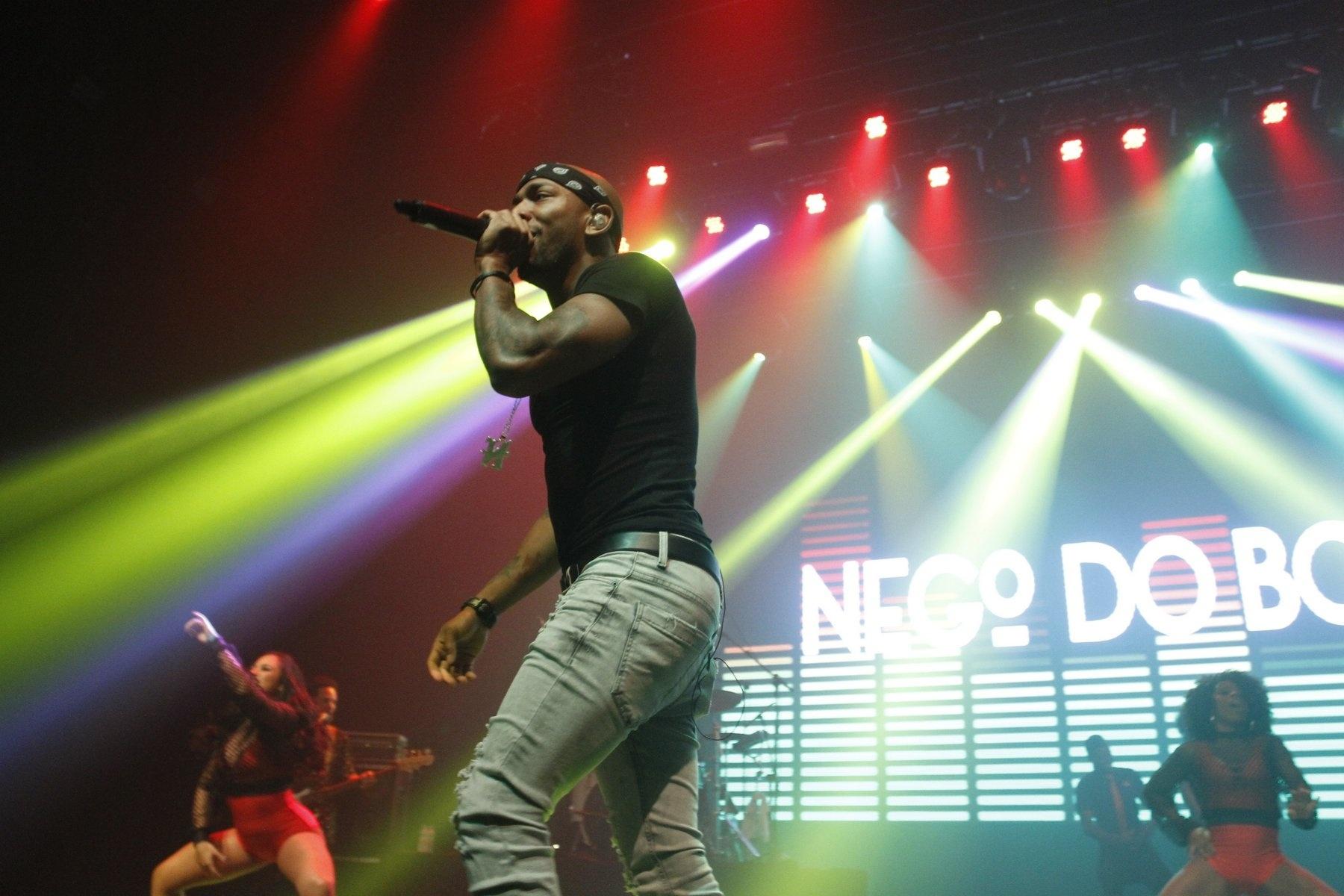 Anitta, Nego do Borel e Ludmilla se apresentaram na festa Funk-U no Vivo Rio, no Rio de Janeiro, com a presença de famosos, como Caetano Veloso e da BBB Ana Clara - Thyago Andrade/Brazil News