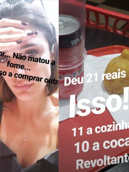 Rafa fez um vídeo reclamando do preço alto da coxinha e colocou nas redes sociais - Reprodução/Instagram/@rafabrites - Reprodução/Instagram/@rafabrites