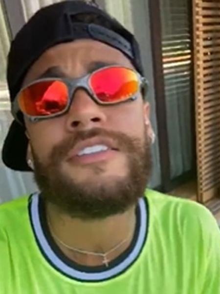 Neymar canta funk no Instagram - Reprodução/Instagram