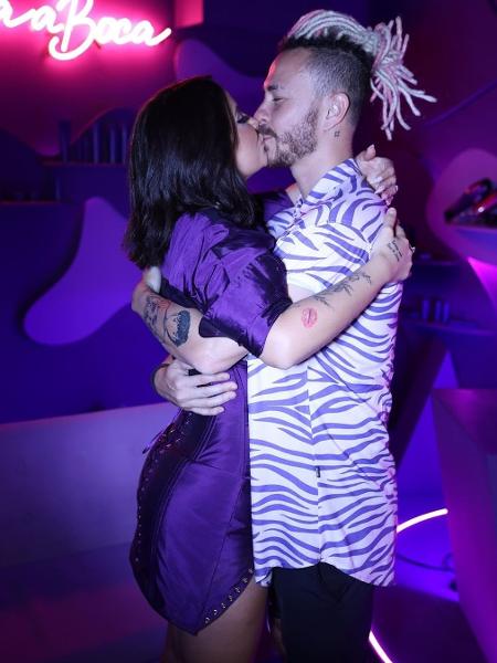 Bianca Andrade, a Boca Rosa, exibe beijão em Fred - Reprodução / Instagram