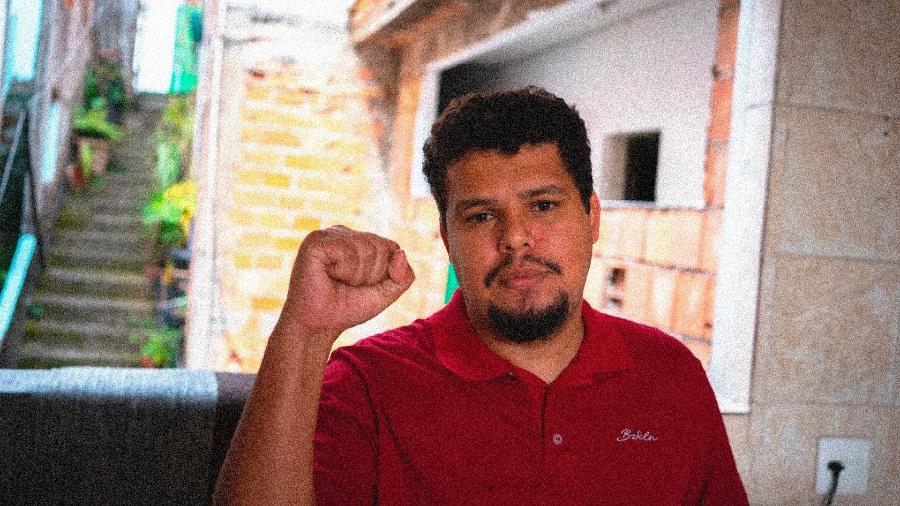 Paulo Lima, o Galo, criador do grupo Entregadores Antifascistas, afirma ter sido torturado por policiais - Felipe Larozza/UOL