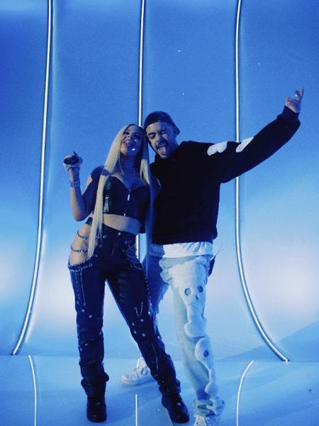 A cantora com Pedro Sampaio - Reprodução/Instagram - Reprodução/Instagram