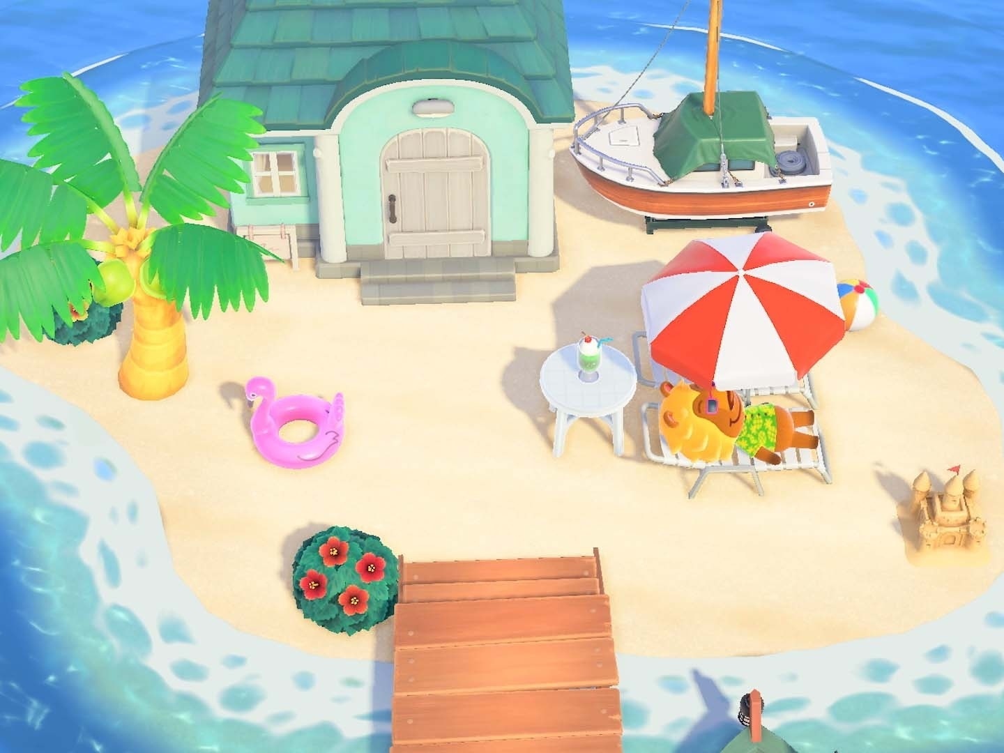 Como aceder aos conteúdos incluídos no conteúdo adicional Animal Crossing:  New Horizons – Happy Home Paradise, Assistência