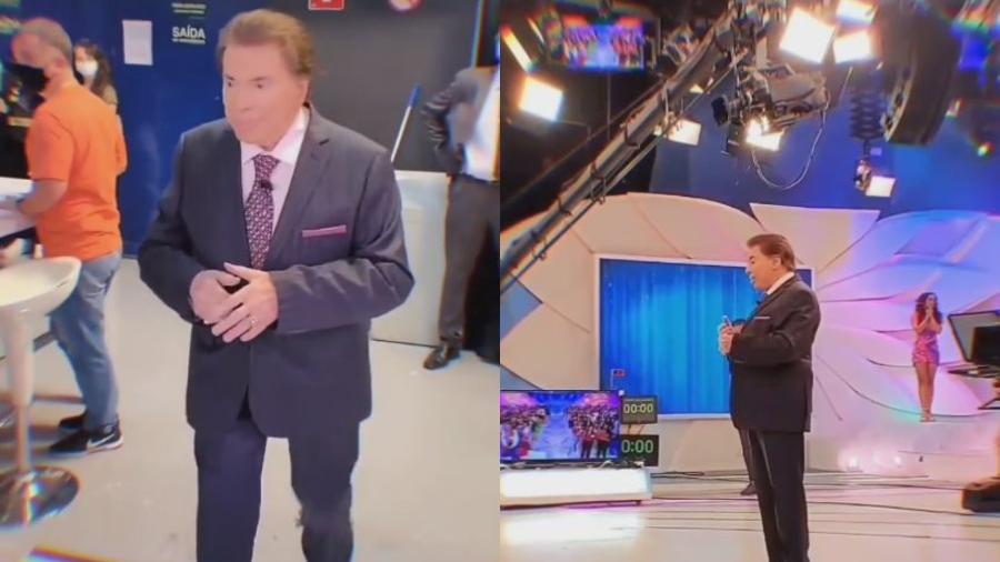 Silvio Santos retorna ao SBT para gravações de seu programa - Reprodução/Instagram