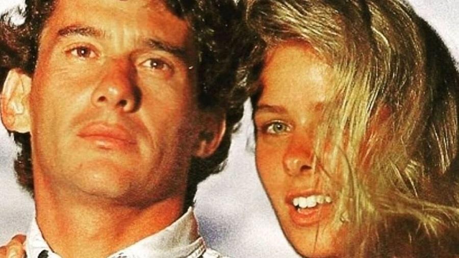Adriane Galisteu e Ayrton Senna namoraram por um ano e meio - Reprodução/Instagram