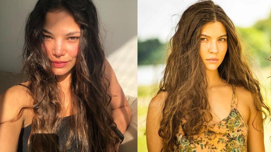Heloisa Honein, a Brenda de "Todas as Flores", é comparada a Alanis Guillen, a Juma de "Pantanal" - Reprodução/Instagram/Globo