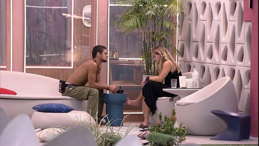 BBB 23: Gabriel e Bruna conversam sobre comportamento de Domitila - Reprodução/Globoplay