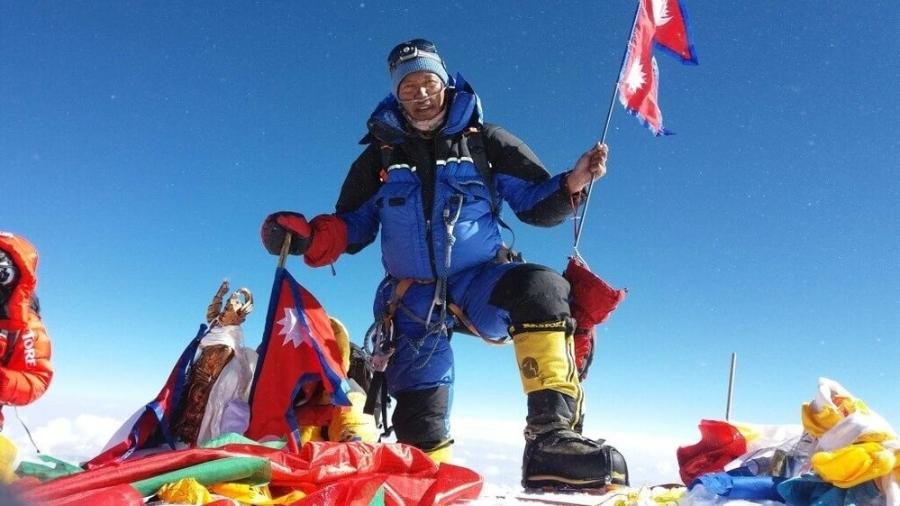 Pasang Dawa Sherpa é a segunda pessoa a subir 27 vezes o Monte Everest  - Reprodução