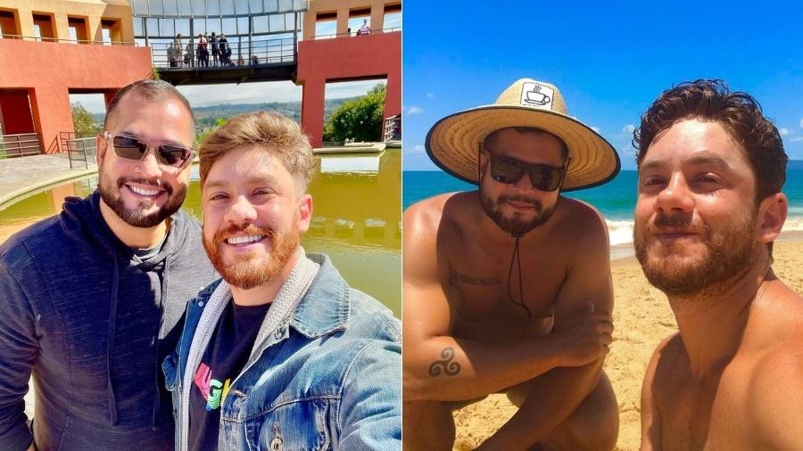 Leonardo Miggiorin compartilha fotos com o namorado no dia da Parada LGBTQIA+ 2023 - Reprodução/Instagram