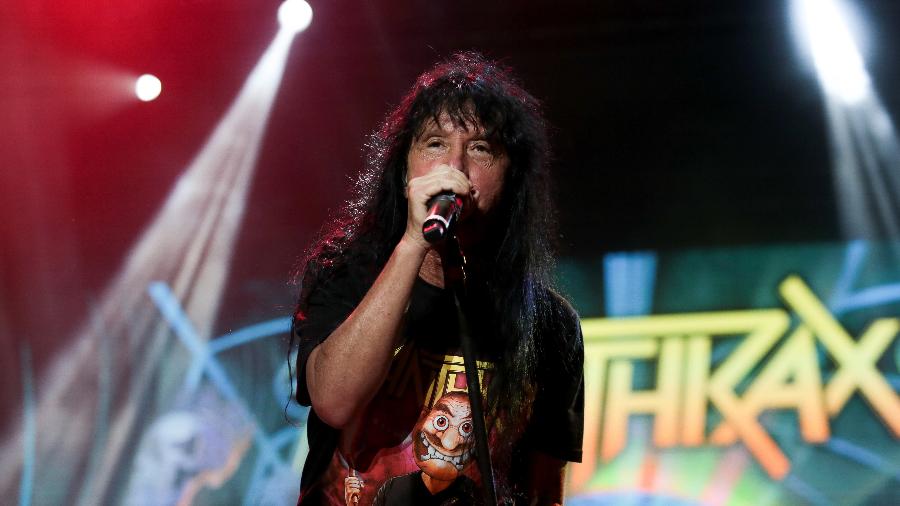 Anthrax durante apresentação no Summer Breeze Brasil - Micaela Wernicke/UOL