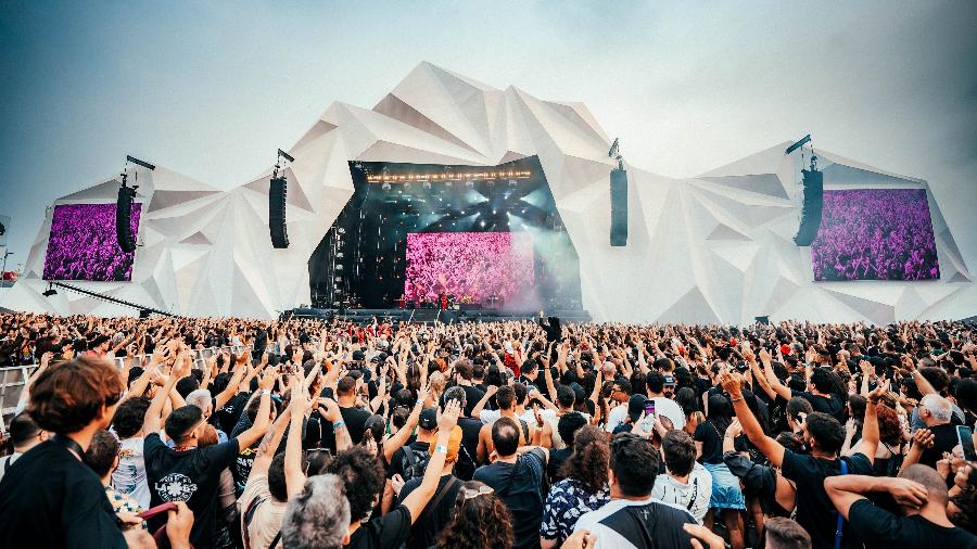 Público durante show no Rock in Rio 2024