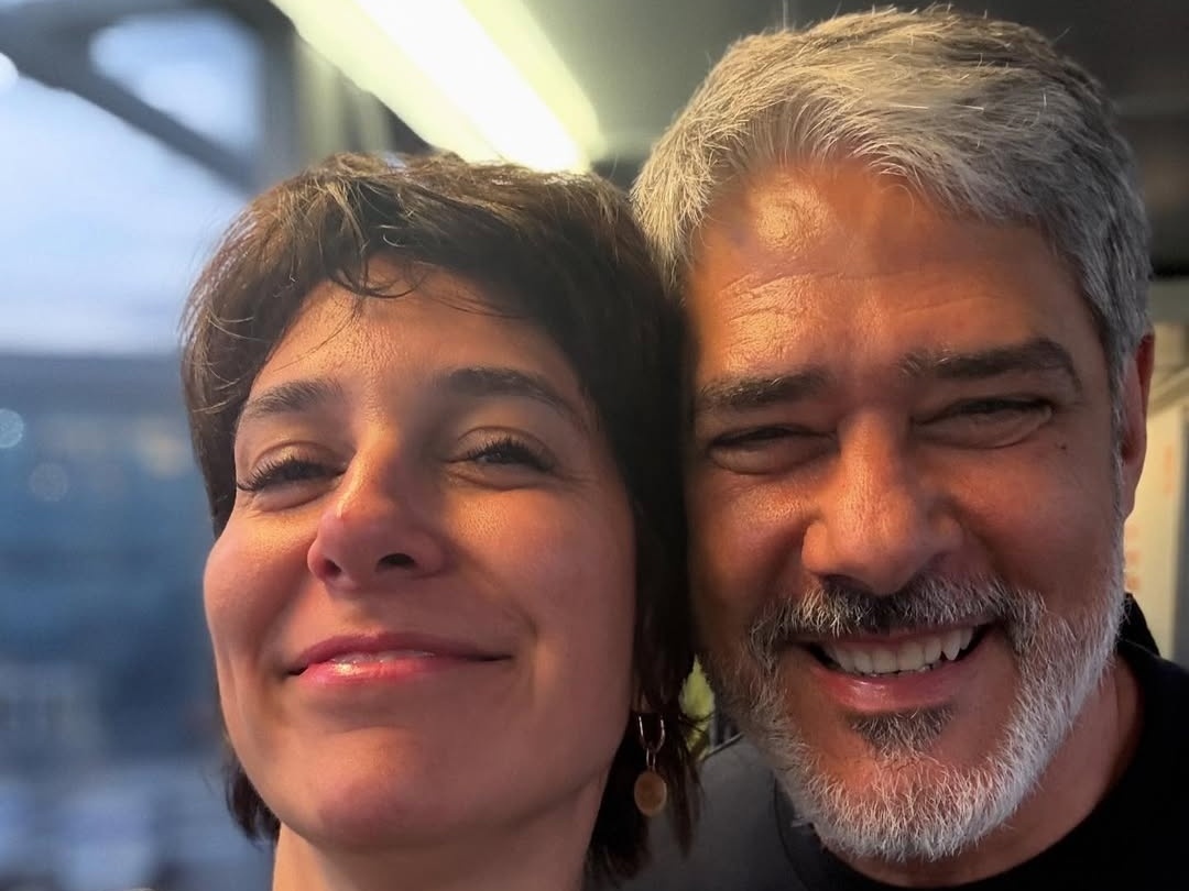 Natasha Dantas mostra primeiros dias com William Bonner após saída do Jornal Nacional