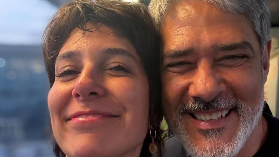 Natasha Dantas divulgou registros da nova rotina do marido, William Bonner Natasha Dantas divulgou registros da nova rotina do marido, William Bonner