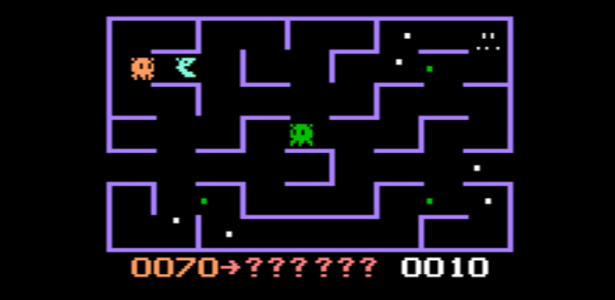 "Come-Come!" foi um dos games mais populares do Odyssey e copiava descaradamente "Pac-Man", sucesso da Namco no início da década de 1980 - Reprodução