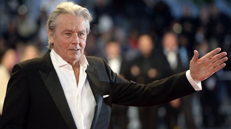 O ator francês Alain Delon em foto de 2017