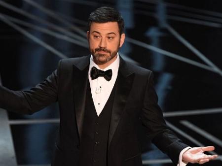 O apresentador Jimmy Kimmel, que passou ileso ao erro na entrega do Oscar 2017 - Mark Ralston/AFP/Getty Images