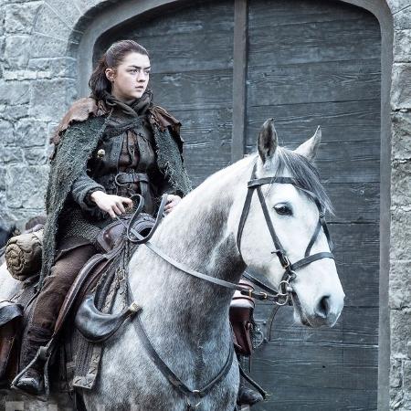 Arya Stark em foto da sétima temporada de "Game of Thrones" - Reprodução/Entertainment Weekly