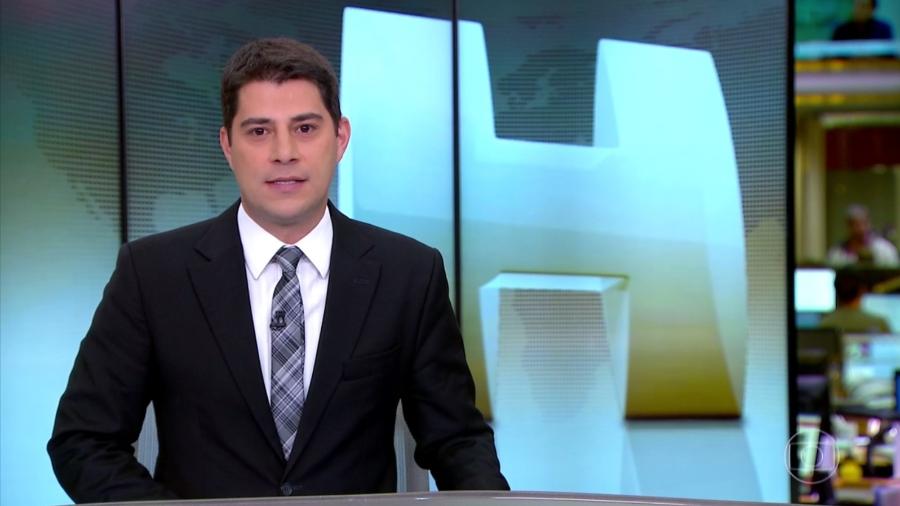 Evaristo Costa no "Jornal Hoje" - Reprodução/TV Globo
