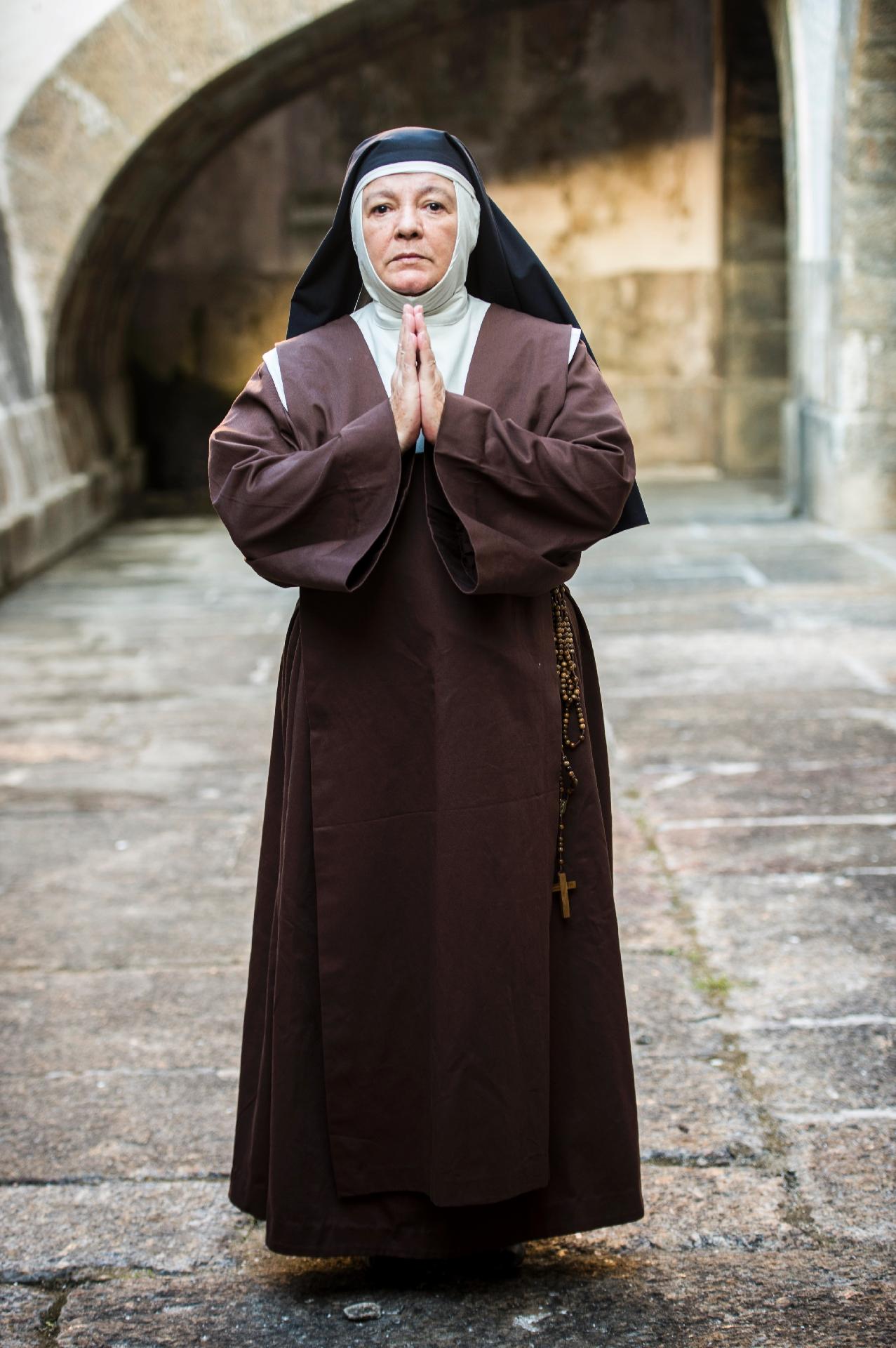 Bete Mendes é a Irmã Imaculada em "Tempo de Amar" - João Miguel Júnior/Globo/Divulgação