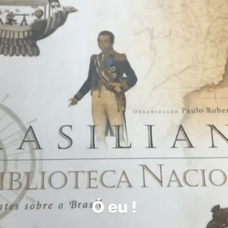 Caio Castro confunde D. Pedro 1º com D. João 6º - Reprodução/Instagram - Reprodução/Instagram