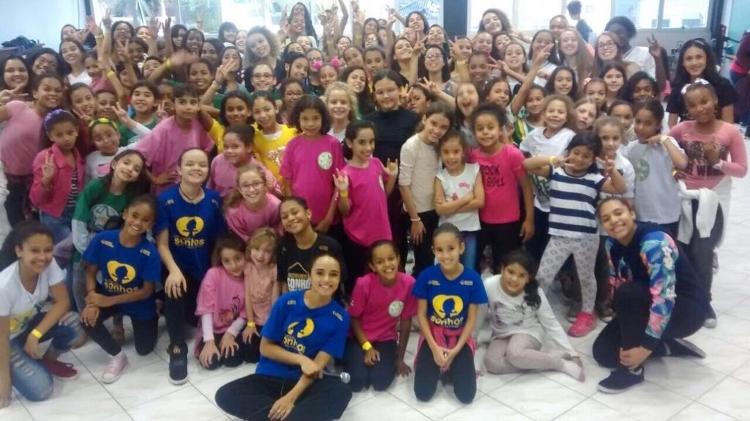 Crianças do projeto Novos Sonhos - Arquivo Pessoal - Arquivo Pessoal