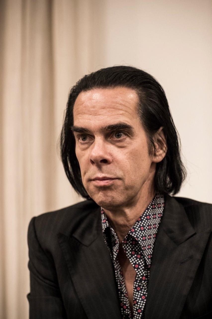 Nick Cave em coletiva de imprensa em São Paulo - Lucas Lima/UOL