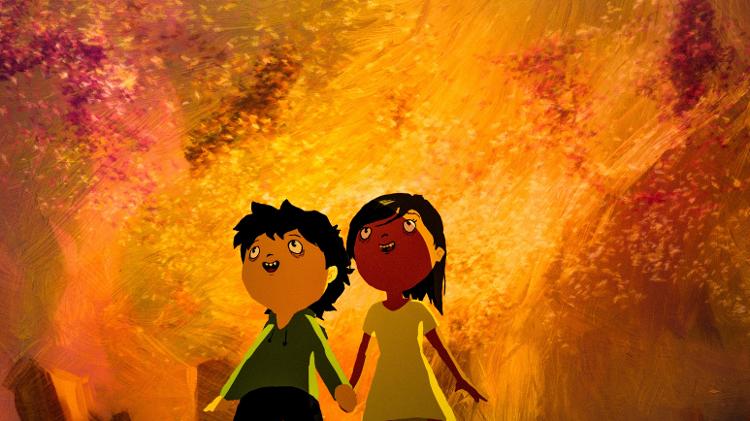 Tito e Sarah, os heróis de "Tito e os Pássaros" - Divulgação - Divulgação