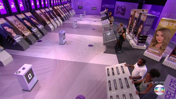 Prova do líder - Reprodução/TvGlobo - Reprodução/TvGlobo