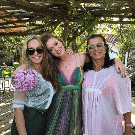 Marina Ruy Barbosa com sua mãe, Gioconda Ruy Barbosa, e sua sogra, Vera Negrão - Reprodução/Instagram